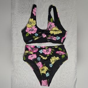 Victoria's Secret Floral Bikini Top & Botton Set